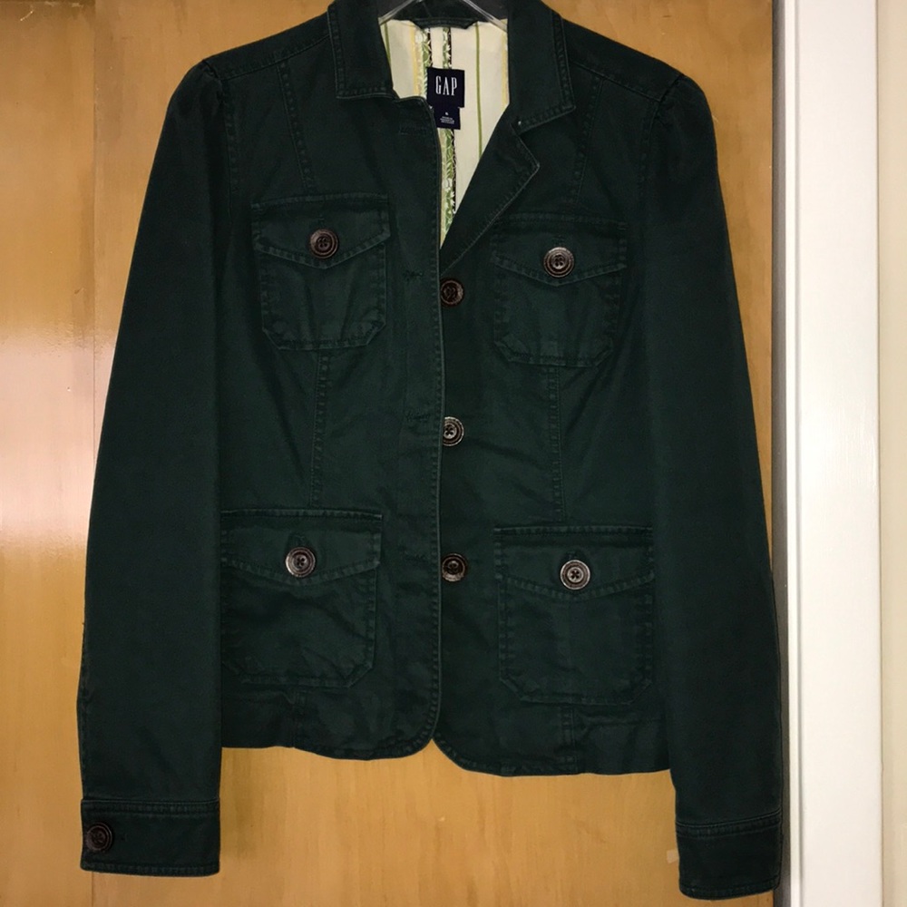 Dark green/olive jean jacket!